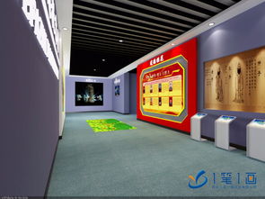 智能化青少年法制教育基地、黨建紅色展廳與3D互動禁毒教育展廳的室內外裝飾裝修設計